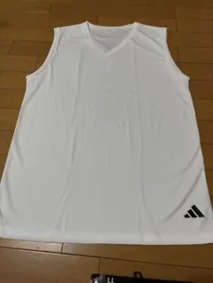 adidas Vネックノースリーブ インナー ホワイト LLのサムネイル