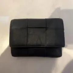 ボッテガヴェネタ 三つ折り財布　黒 ブラック