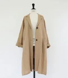 micat 様専用 FASHIRU ステンカラーコート ベージュ - メルカリ