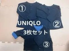 ★ユニクロ　ベビーカーディガン3枚セット