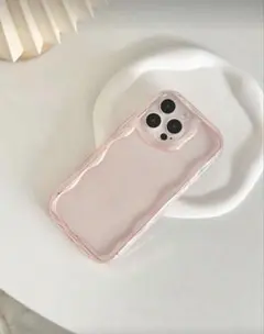 iPhone14 クリアケース ピンク