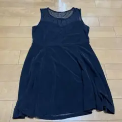 【h&m】ブラックノースリーブ ワンピース