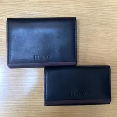 KENZO レザー 二つ折りパスケースとキーケース