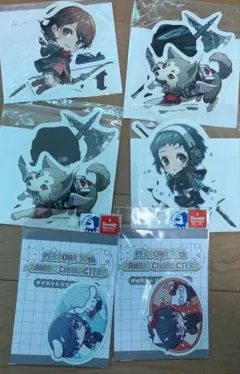 ペルソナ5 ペルソナ3 主人公 ステッカー サンリオ 雨宮蓮 結城理