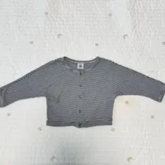 PETIT BATEAU プチバトー ボーダー カーディガン 12m 74cm