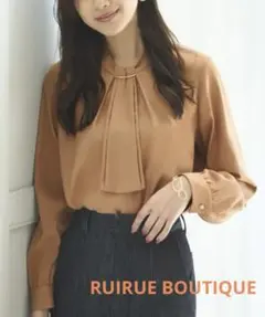 RUIRUE BOUTIQUE ルイルエブティック ボウタイブラウス トップス