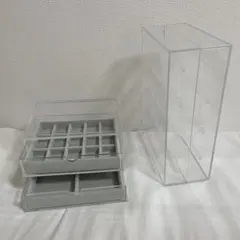 セート品アクセサリ 無印良品 アクリルネックレスピアススタンド・リングケース