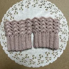 ໒꒱つけ袖/ハンドウォーマー/アームウォーマー໒꒱スモーキーピンク