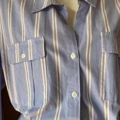 セットアップブルー ストライプ Green label relaxing