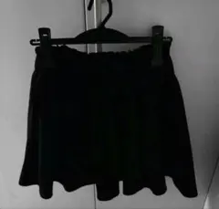 ZARA ミニスカート ブラック フレア ウエストゴム