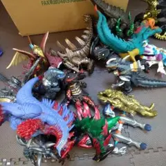 ウルトラマン　怪獣　フィギュア　セット 約50体 ソフビ　ギンガスパーク　ライブ ウルトラヒーロー500とウルトラ怪獣500でウルトライブ！DXギンガ