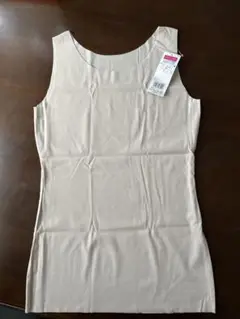 KIREILABO 綿混タンクトップ M ホワイトベージュ