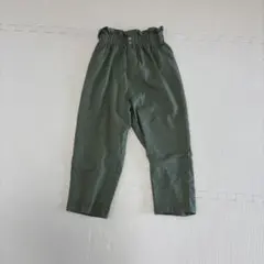 オリーブグリーン ボトムス ウエストゴム　130