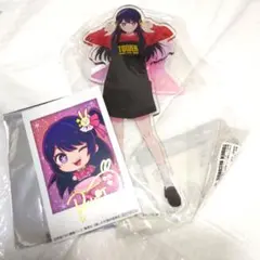 【推しの子】タワレコ　カフェ　コラボ　星野アイ　アクリルスタンド　チェキ風カード