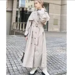 トレンチコート　ケープコート
