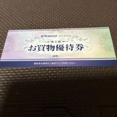ヤマダ電機　株主優待券　5000円分