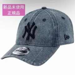 韓国限定MLBダメージキャップ デニム ブルー ニューエラ ヤンキース