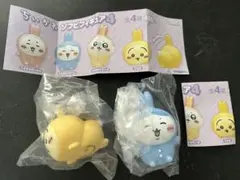 ちいかわ ソフビフィギュア4 うさぎハチワレ カプセルトイ