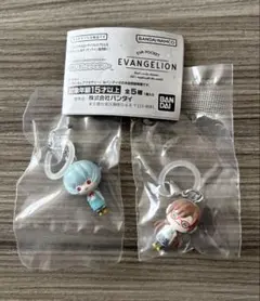 エヴァンゲリオン　めじるしアクセサリー　レイ　マリ　2つセット