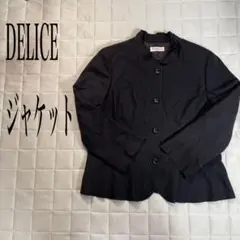 .DELICE スタンドカラーブラックジャケット