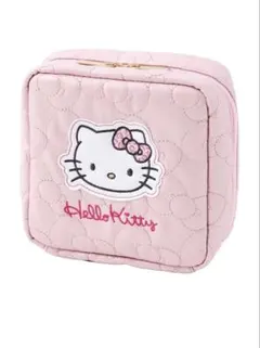 【新品未使用】スリーコインズ スリコ　ハローキティ　キルティングポーチのサムネイル