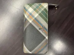 グリーン 長財布