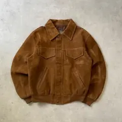 スエードジャケット　ボンバージャケット　Made in ITALY