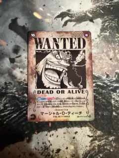 ワンピースカード ティーチ SP 手配書