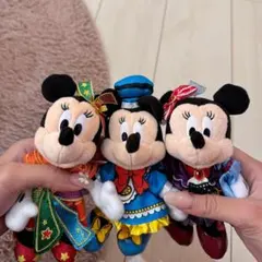 ミニーぬいぐるみバッジ