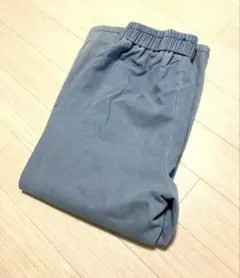 タグなし未使用!!ライトブルー ストレートデニム ゴムウエスト