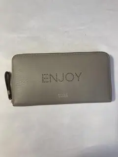 PELLE BORSA 長財布 ラウンドファスナー グレーのサムネイル