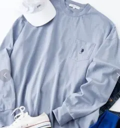 U.S. POLO ASSN. ビッグシルエットカットソー