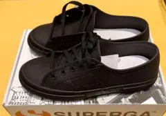 SUPERGA ブラック レインシューズ 新品