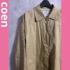 coen コーエン　ステンカラーコート　Lサイズ