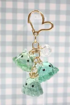 海のめんだこちゃん ※ シルバー金具 〗めんだこ チャーム キーホルダー