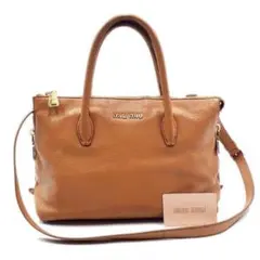 ミュウミュウ miumiu ハンドバッグ ショルダー 鞄 RN1016 マドラス