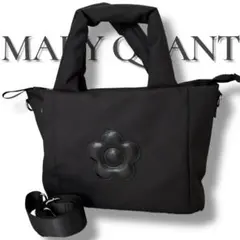 人気✨️MARYQUANT ショルダーバッグ 2way ブラック 黒 ハンドバッグ