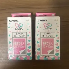 CASIO ルーピー　シールカートリッジ　まとめ売り　未使用品