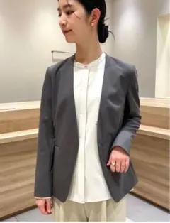 ノーラペル ジャケットウォッシャブルgreen label relaxing