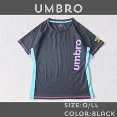 ​アンブロ メッシュTシャツ レディースLL 黒 水色 ピンク 黄 速乾 格安のサムネイル