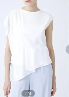 専用ADORE ハイテンションコットンアシンメトリーヘムカットソー　Tシャツのサムネイル