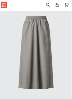 ユニクロU デニムイージースカート