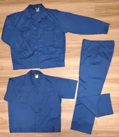 作業服　3L　上下セット　3点セット　長袖　半袖　ズボン　作業着