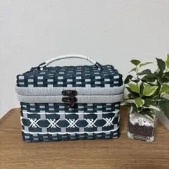 トランク型小物入れ クラフトバンド 紙バンド エコクラフト - メルカリ