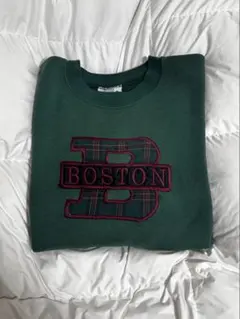 90s USA製 Lee × BOSTON 刺繍スウェット（XL）