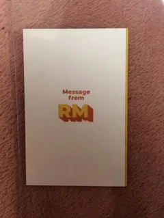 BTS Butter メッセージカード　RM