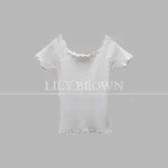 LILY BROWN｜半袖ニットカットソーのサムネイル