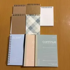 メモ帳ノートまとめ売り　8冊