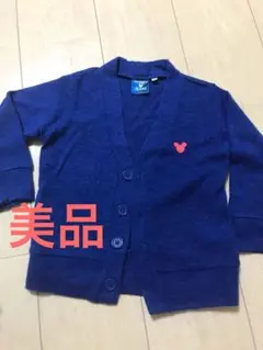【美品】ライトオン ミッキー ニット カーディガン 100センチ