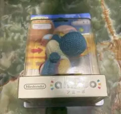 未使用品　amiibo あみぐるみ ヨッシー 青 アミーボ ウールワールド amiibo あみぐるみヨッシー ブルー ヨッシー ウールワールドシリーズ超